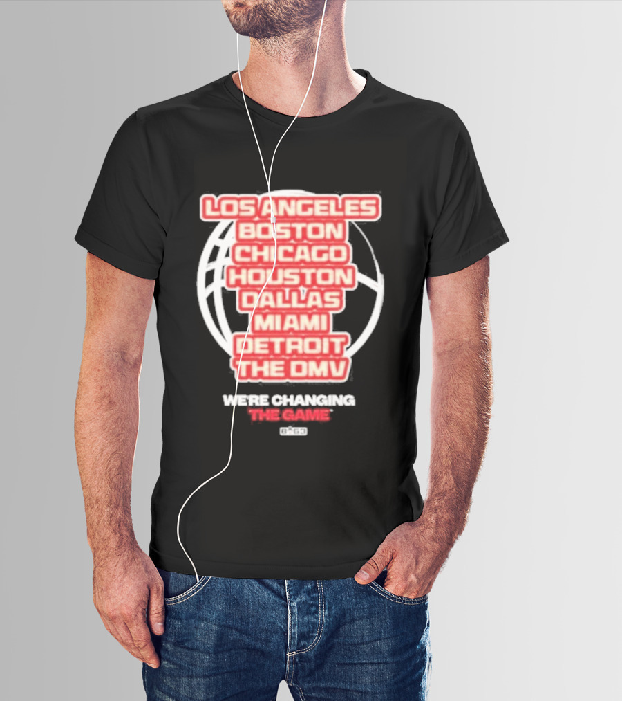 Big3 9Th Wonder In The Summer Los Angeles Boston Chicago Houston Dallas Miami Detroit The DMV T-Shirt