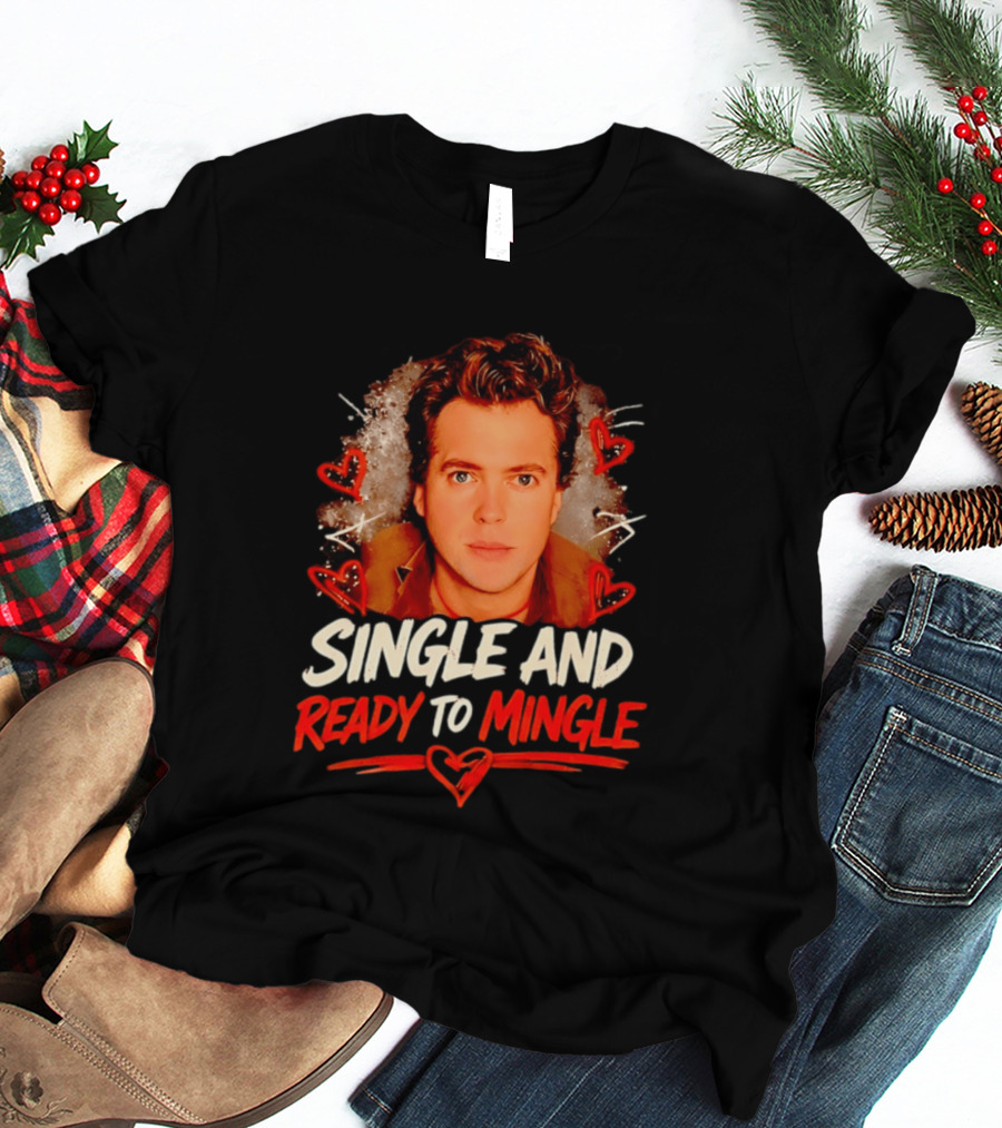 Donovan Patton Single And Ready To Mingle Romantic Heart T-Shirt