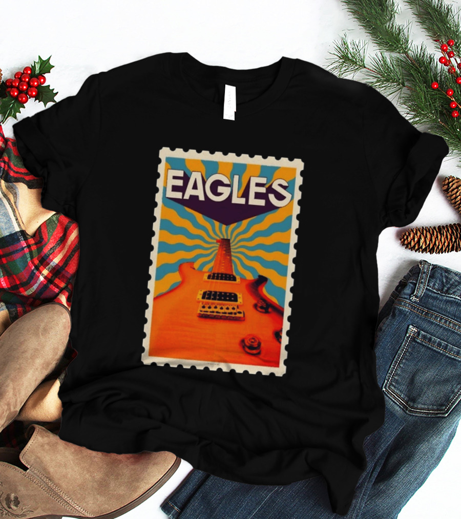 Eagles May 2026 Tour US Psychedelic Guitar Visual T-Shirt