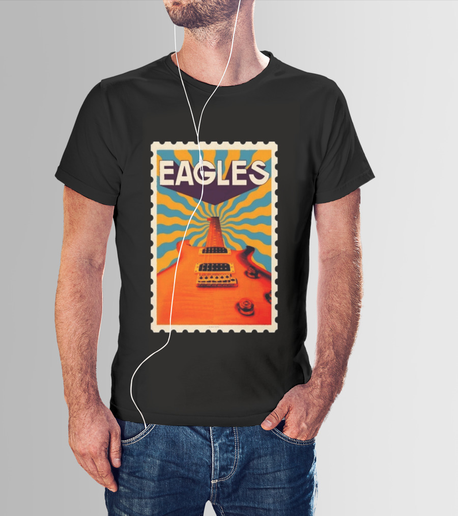 Eagles May 2026 Tour US Psychedelic Guitar Visual T-Shirt