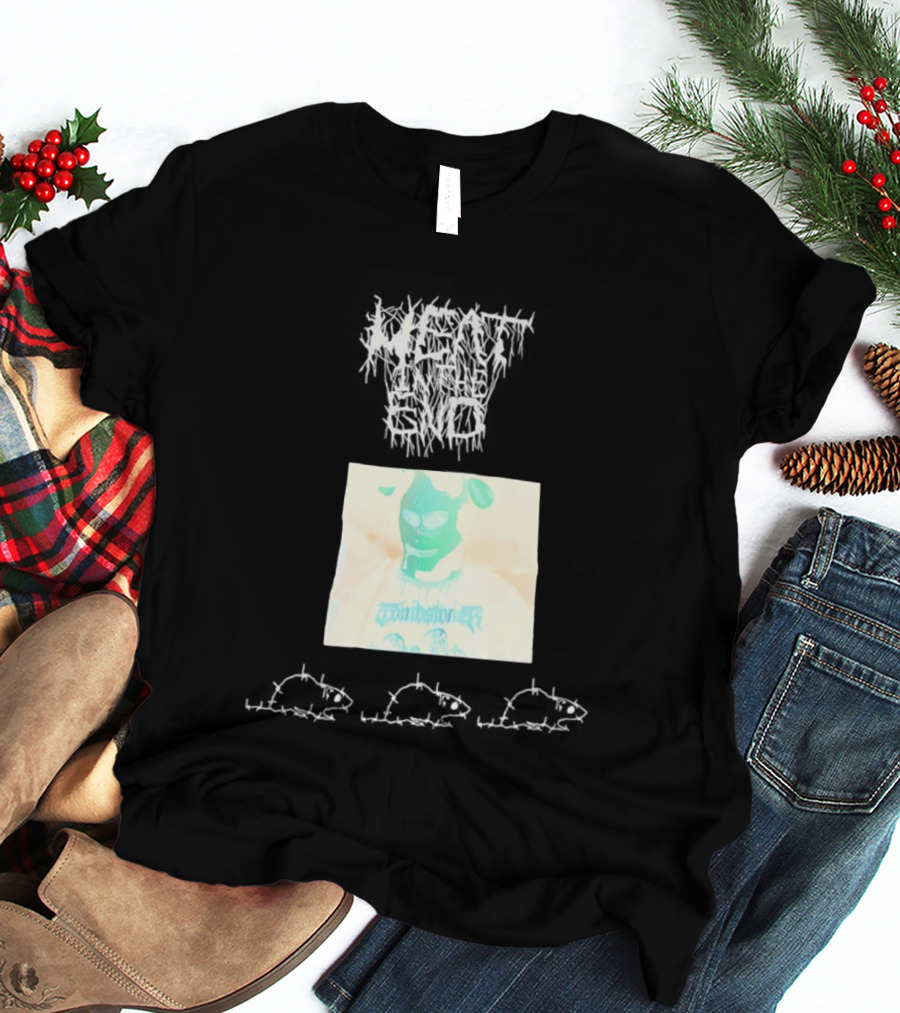 Windbreaker Rat Meat In The End Mysterious Masked Figure T-Shirt