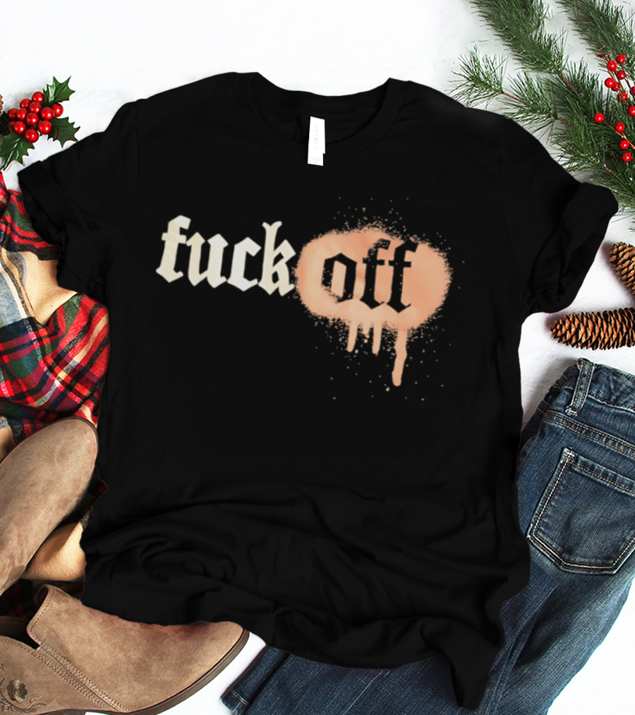 Fuck Off Gothic Graffiti T-Shirt