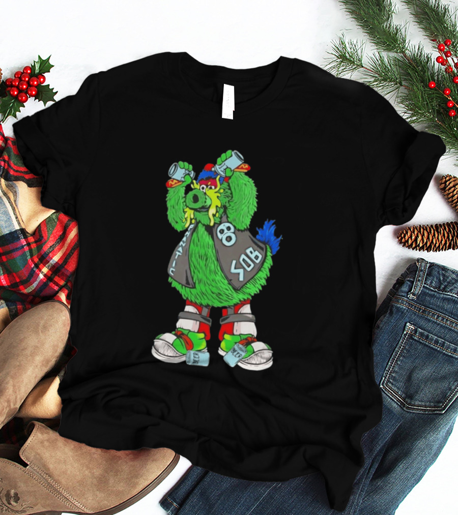 Stone Cold Phanatic Philadelphia Phillies SOB Fanatic Beer Drinking 3:16 T-Shirt
