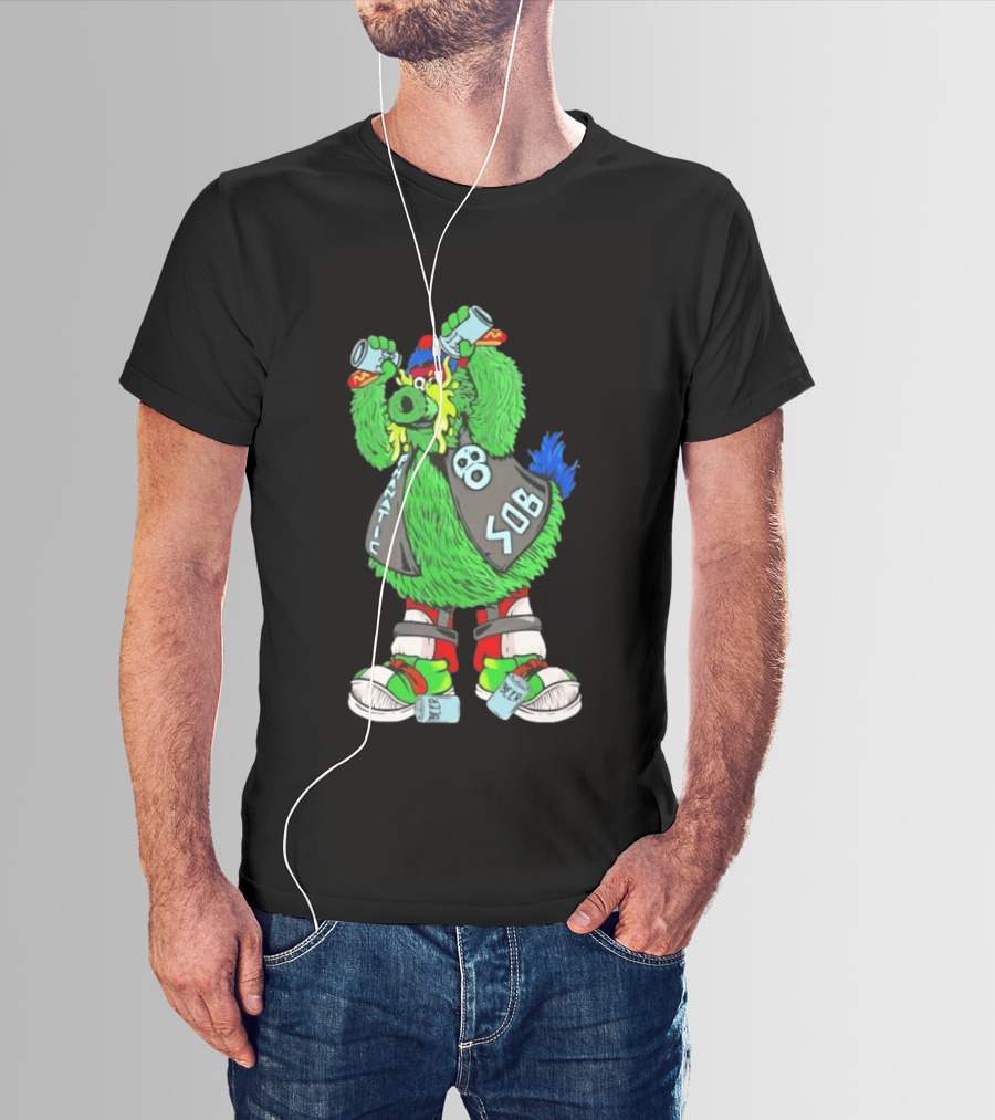 Stone Cold Phanatic Philadelphia Phillies SOB Fanatic Beer Drinking 3:16 T-Shirt