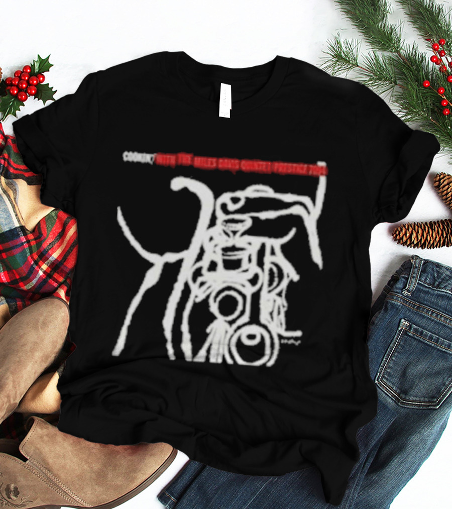 Miles Davis Quintet Cookin' Abstract Line T-Shirt