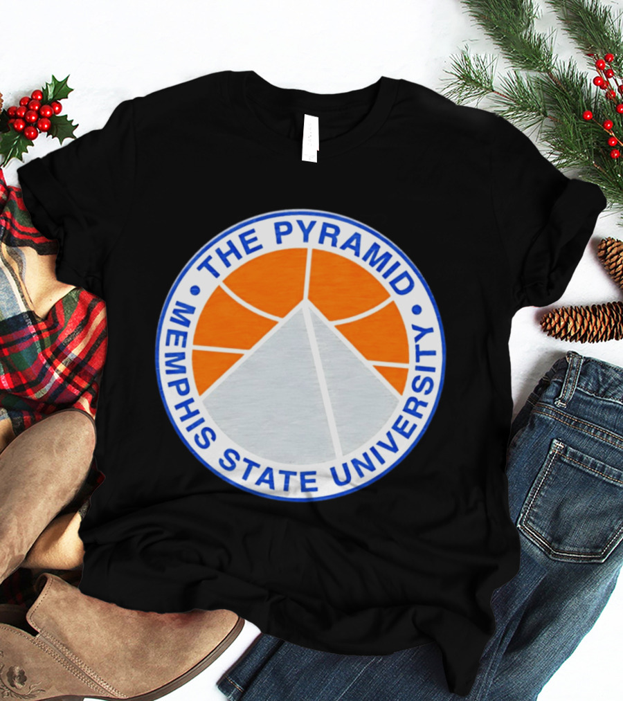 The Pyramid Memphis State University Basketball T-Shirt