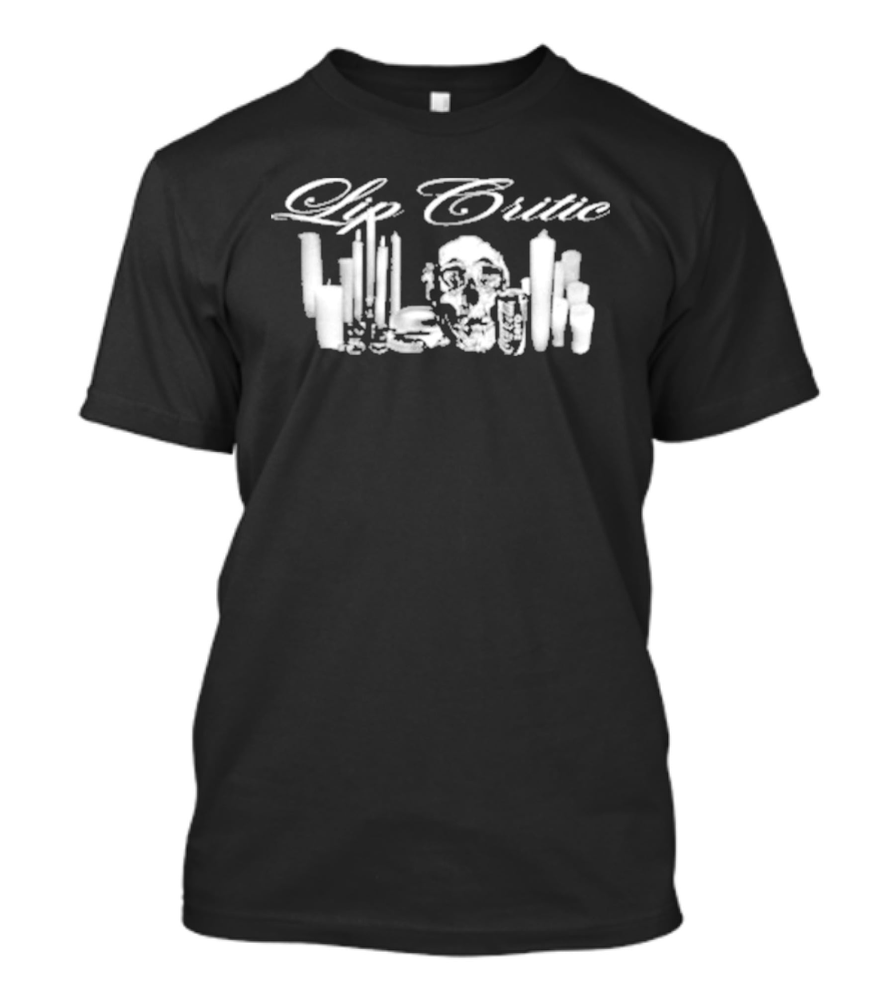 Lip Critic Lunch Alter Tour Skulls And Lipstick T-Shirt