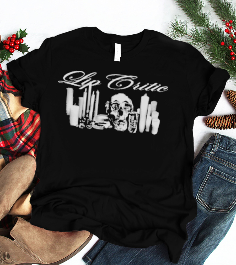 Lip Critic Lunch Alter Tour Skulls And Lipstick T-Shirt