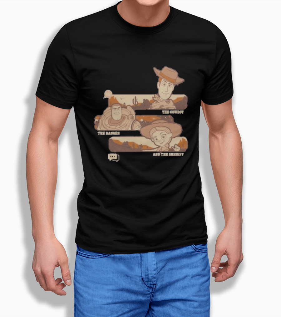 The Cowboy The Ranger And The Sheriff T-Shirt