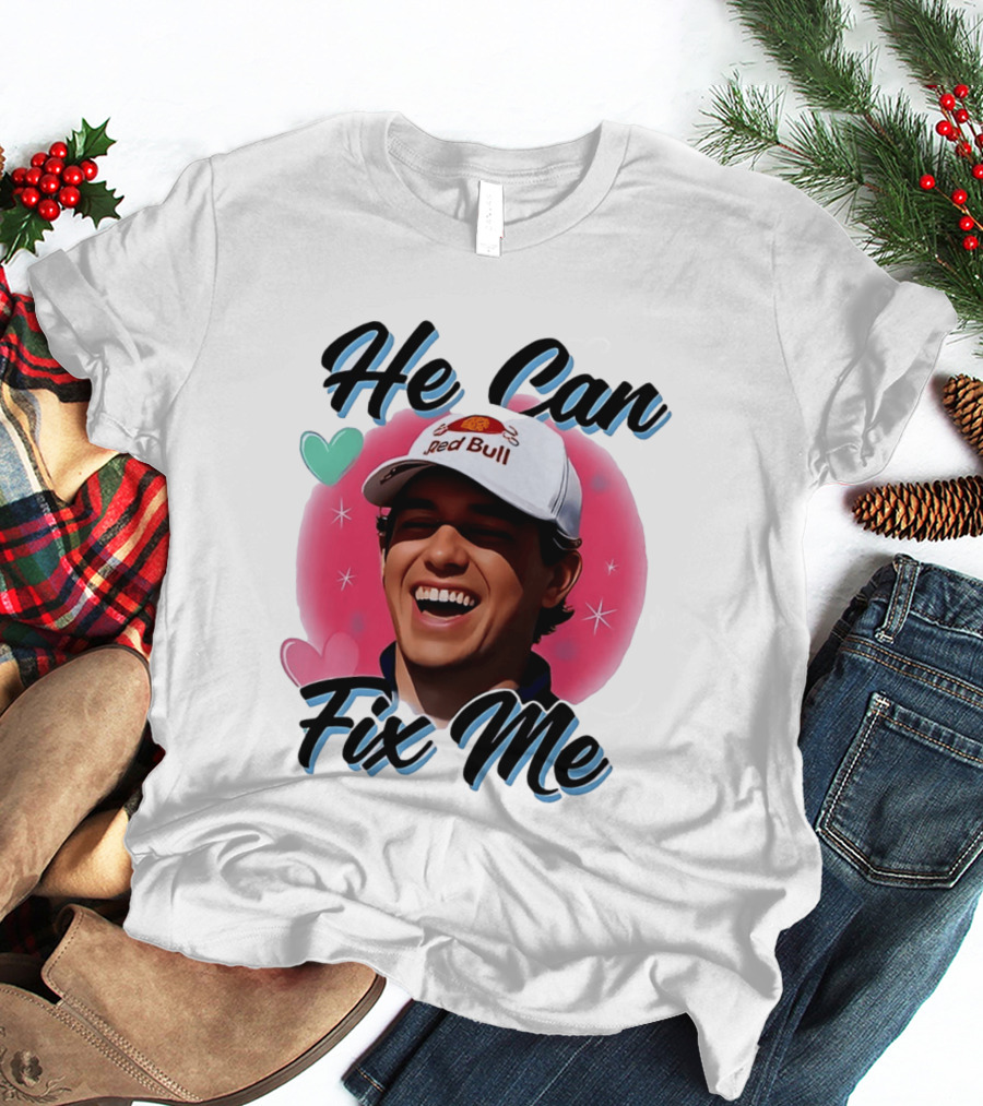 He Can Fix Me Jett Lawrence Red Bull Cap T-Shirt