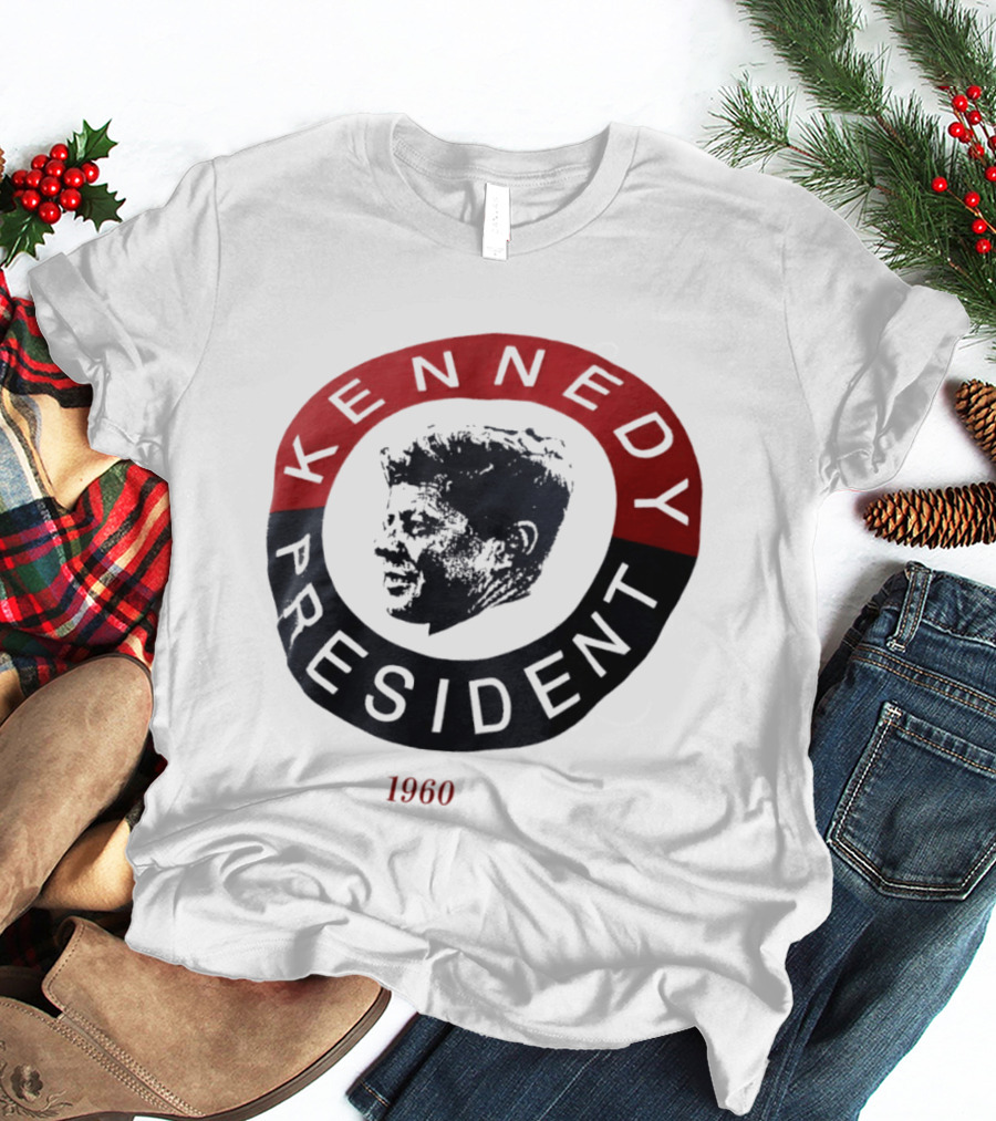 Kennedy President 1960 Vintage Campaign T-Shirt