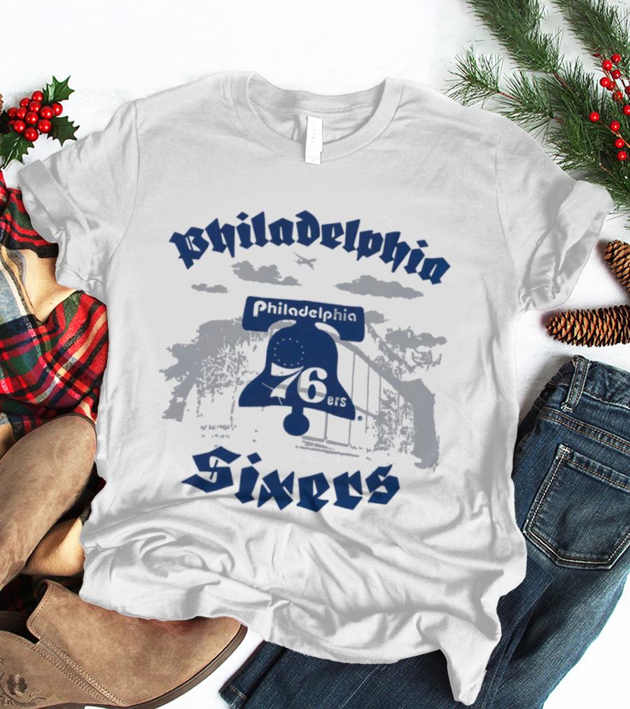 Philadelphia 76 Sixers Liberty Bell 76ers Basketball T-Shirt