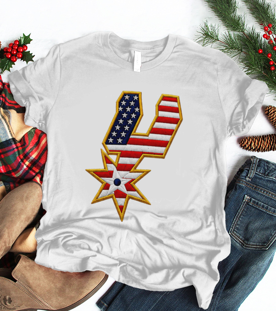 America 250th Anniversary Spurs Stars And Stripes T-Shirt