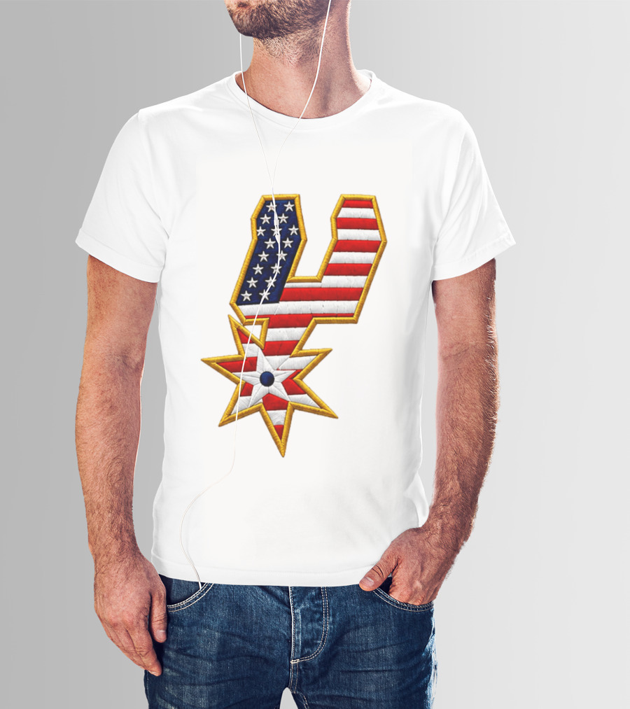 America 250th Anniversary Spurs Stars And Stripes T-Shirt