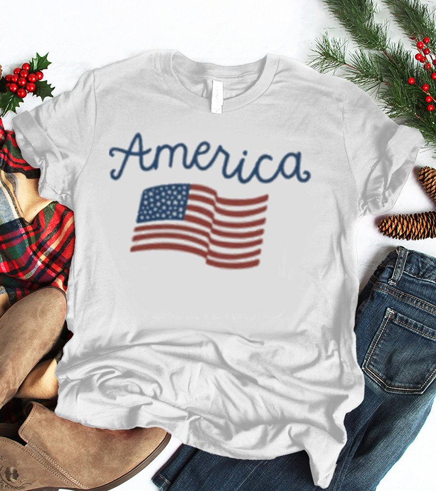 Deseret News America American Flag Patriotic Pride T-Shirt