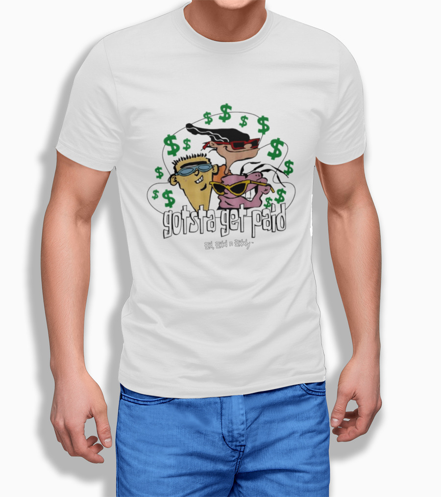 Ed Edd N Eddy Gotsta Get Paid Cartoon Cash T-Shirt
