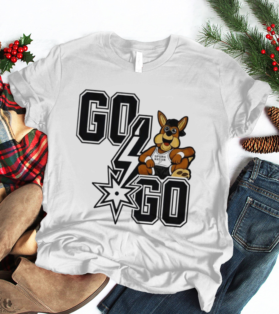 San Antonio Spurs NBA Go Go Spurs Nation Coyote T-Shirt