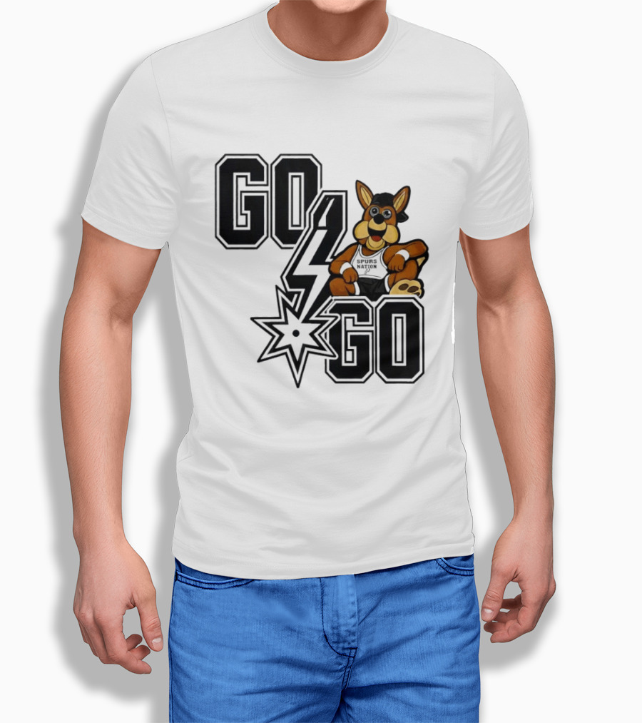 San Antonio Spurs NBA Go Go Spurs Nation Coyote T-Shirt