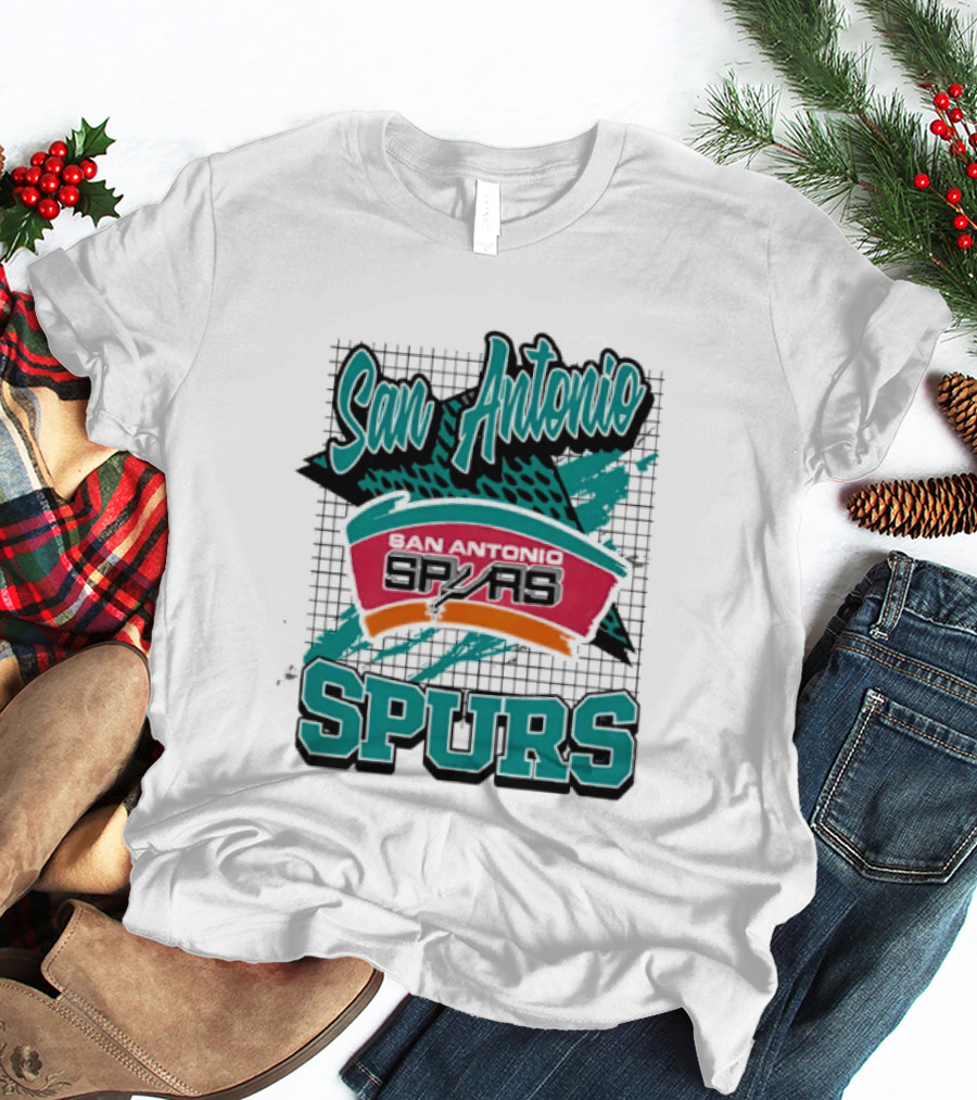 San Antonio Spurs NBA Retro Style San Antonio Spurs Memphis Spurs T-Shirt