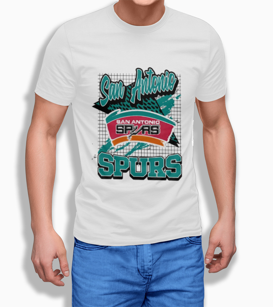 San Antonio Spurs NBA Retro Style San Antonio Spurs Memphis Spurs T-Shirt