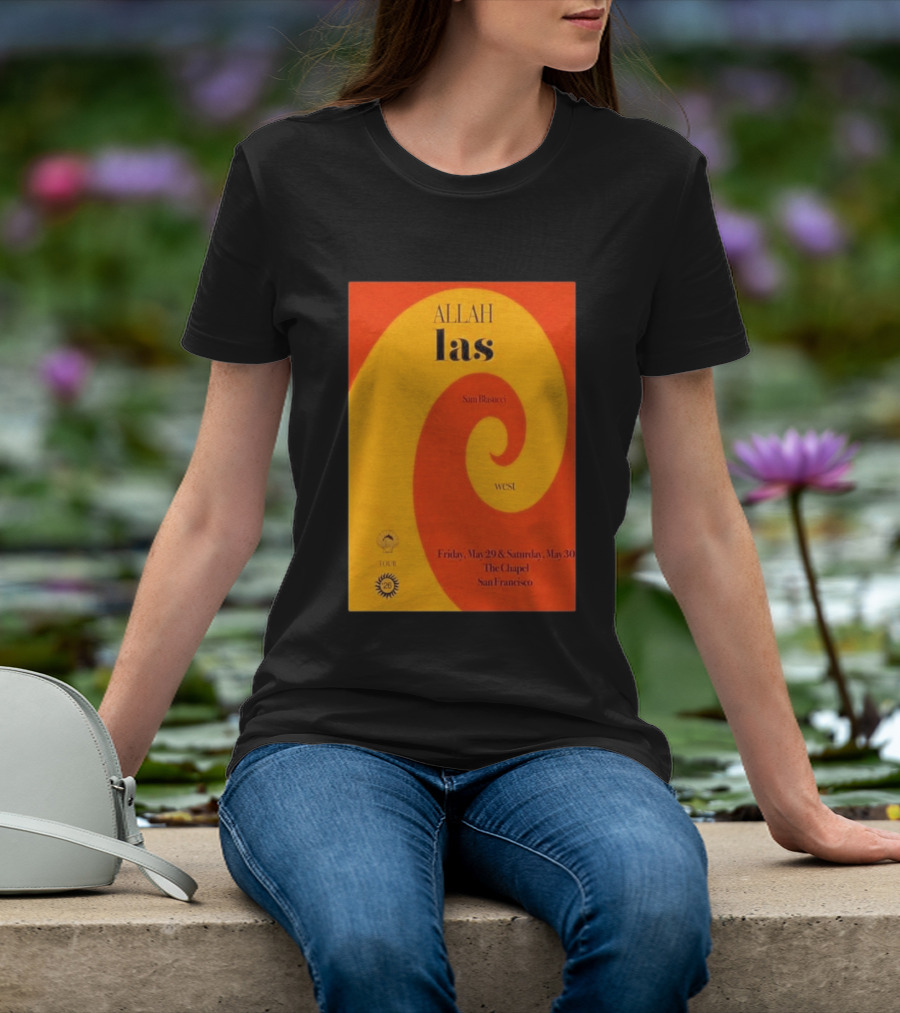 Allah Las Sam Blasucci The Chapel San Francisco May 29 30 2026 Tour West T-Shirt