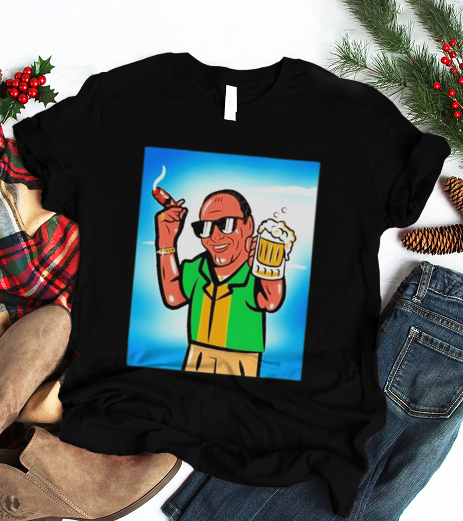 Boss Beer And Cigars Summer Vibes Retro Style Celebration T-Shirt