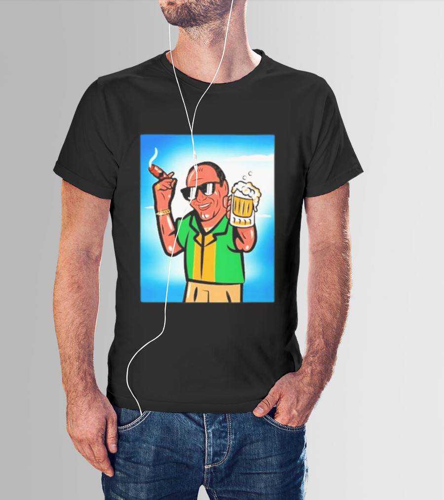 Boss Beer And Cigars Summer Vibes Retro Style Celebration T-Shirt