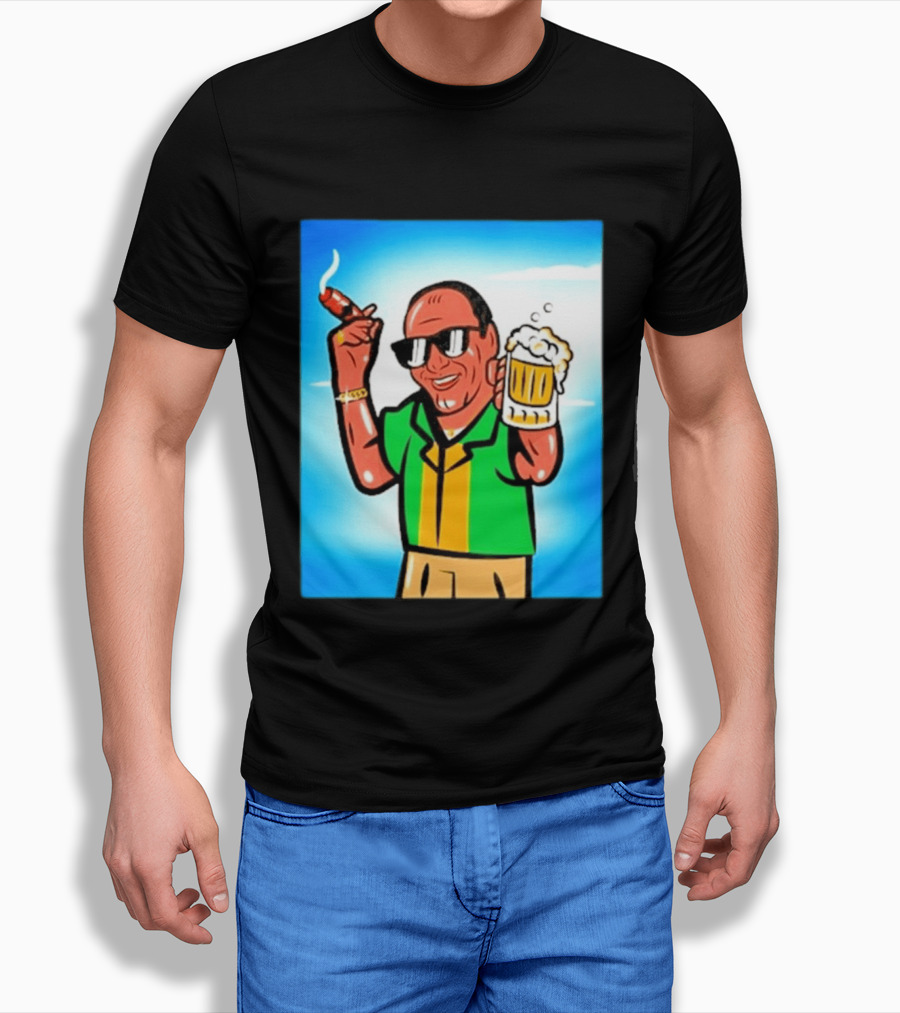 Boss Beer And Cigars Summer Vibes Retro Style Celebration T-Shirt
