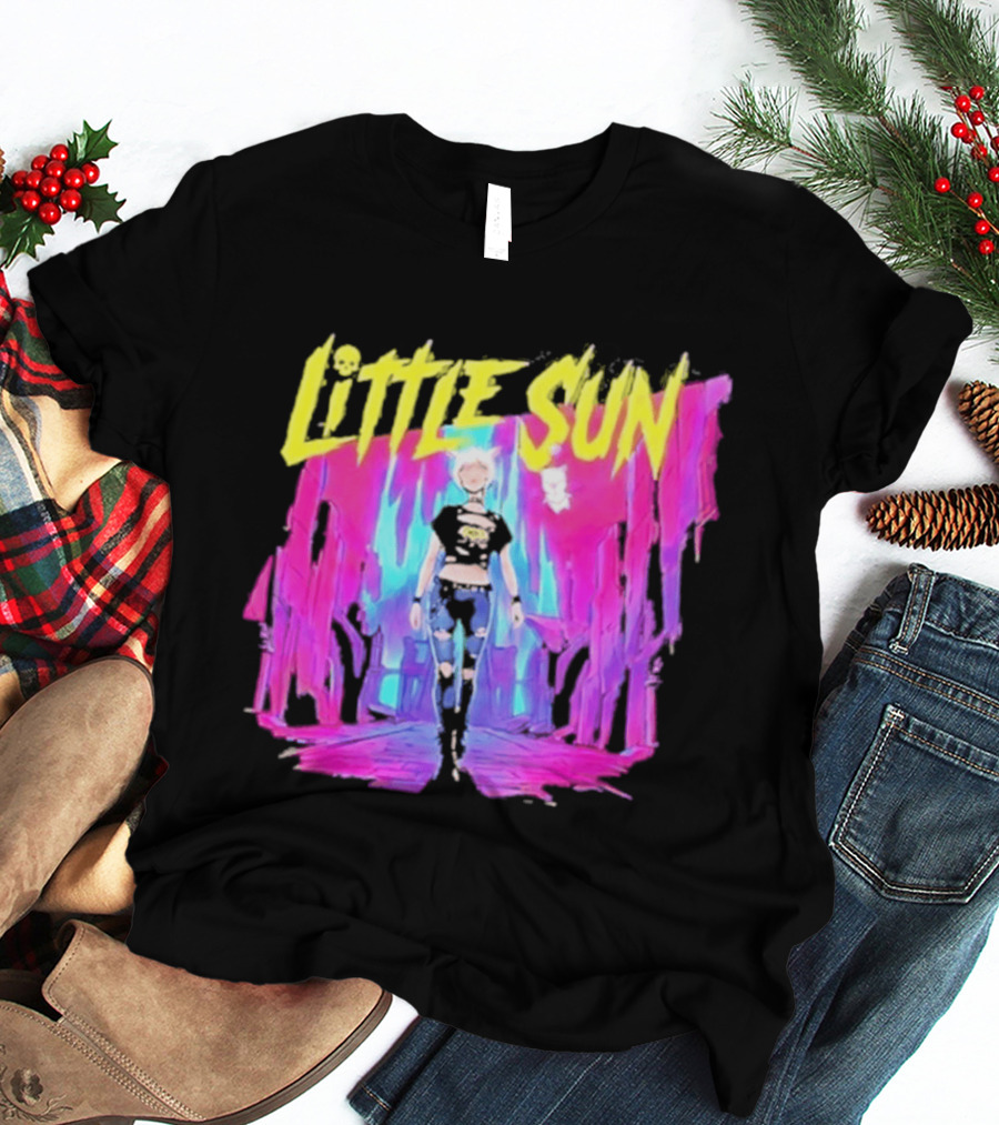 Cyberpunk 2077 Little Sun Neon Street T-Shirt