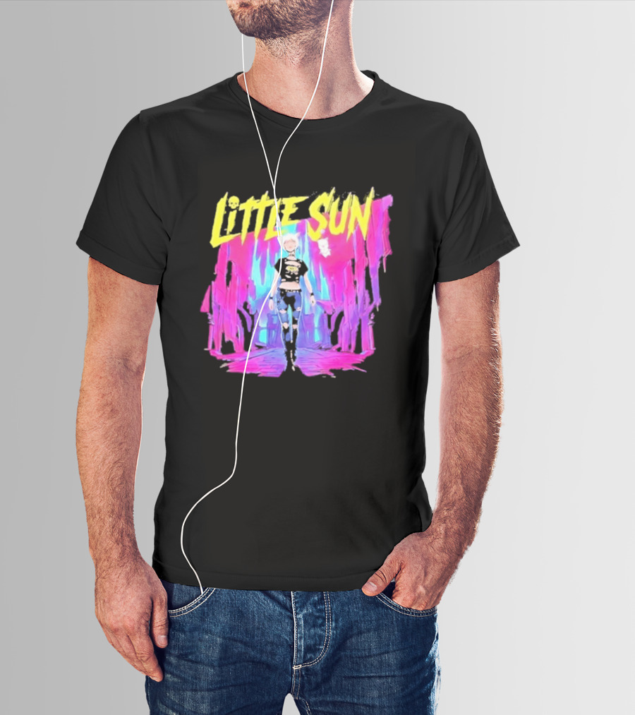 Cyberpunk 2077 Little Sun Neon Street T-Shirt
