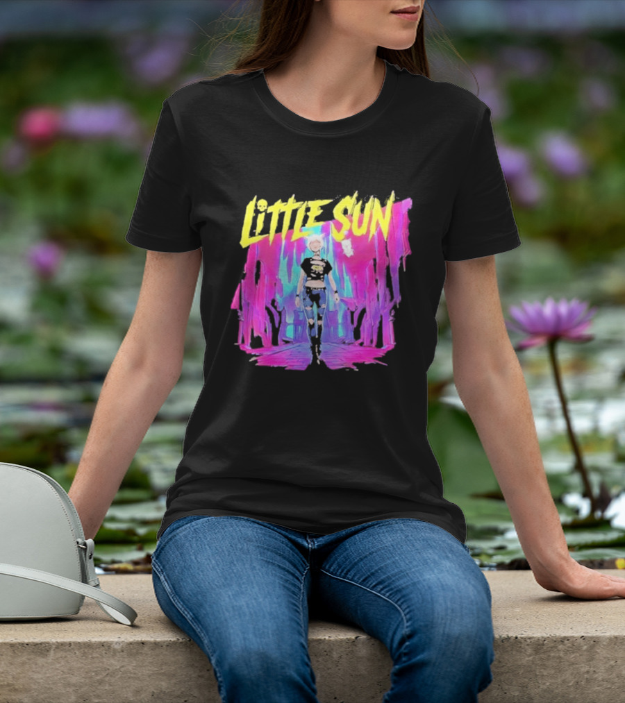 Cyberpunk 2077 Little Sun Neon Street T-Shirt