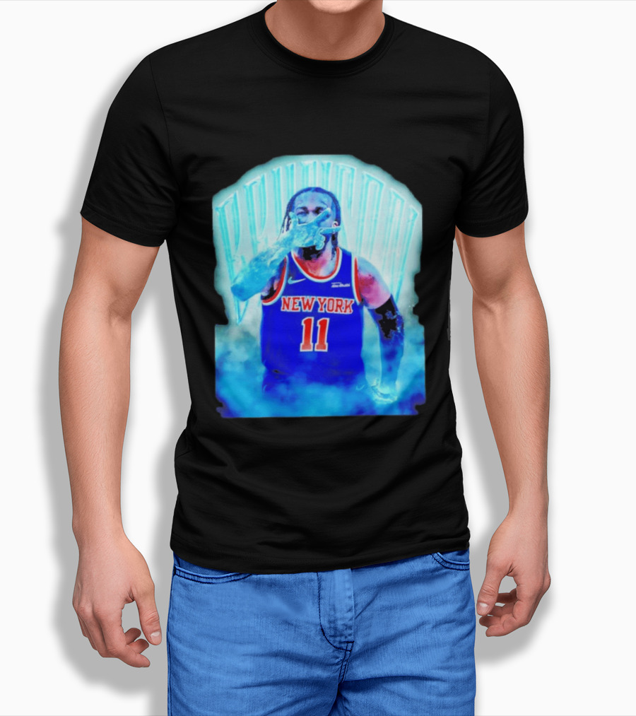 New York Ice Man Brunson 11 Jersey Knicks T-Shirt