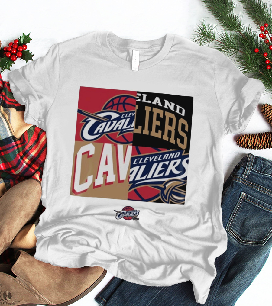 Cleveland Cavaliers Block New Era Iconic Logo Collage T-Shirt