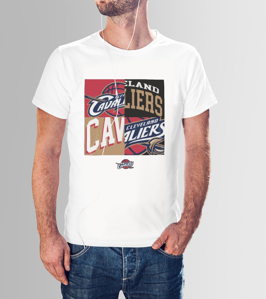 Cleveland Cavaliers Block New Era Iconic Logo Collage T-Shirt