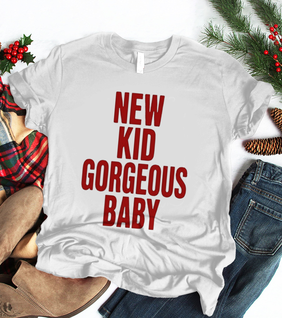 New Kid Gorgeous Baby John Mulaney Red T-Shirt