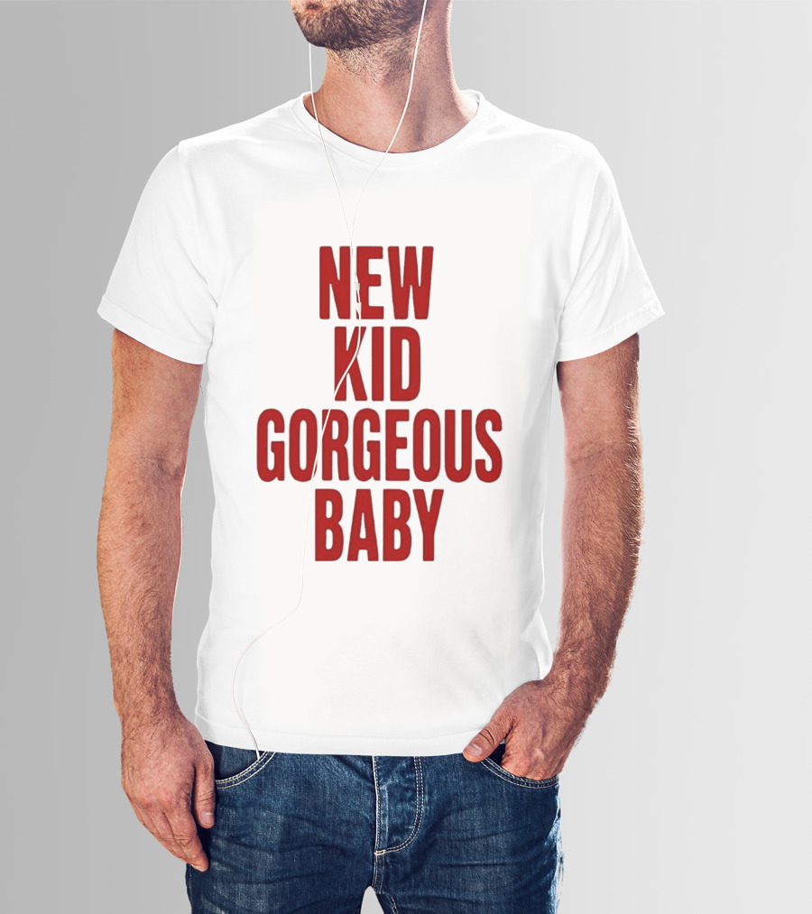 New Kid Gorgeous Baby John Mulaney Red T-Shirt