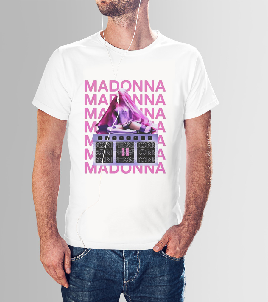 Madonna Confessions II Pink Veil Performance T-Shirt