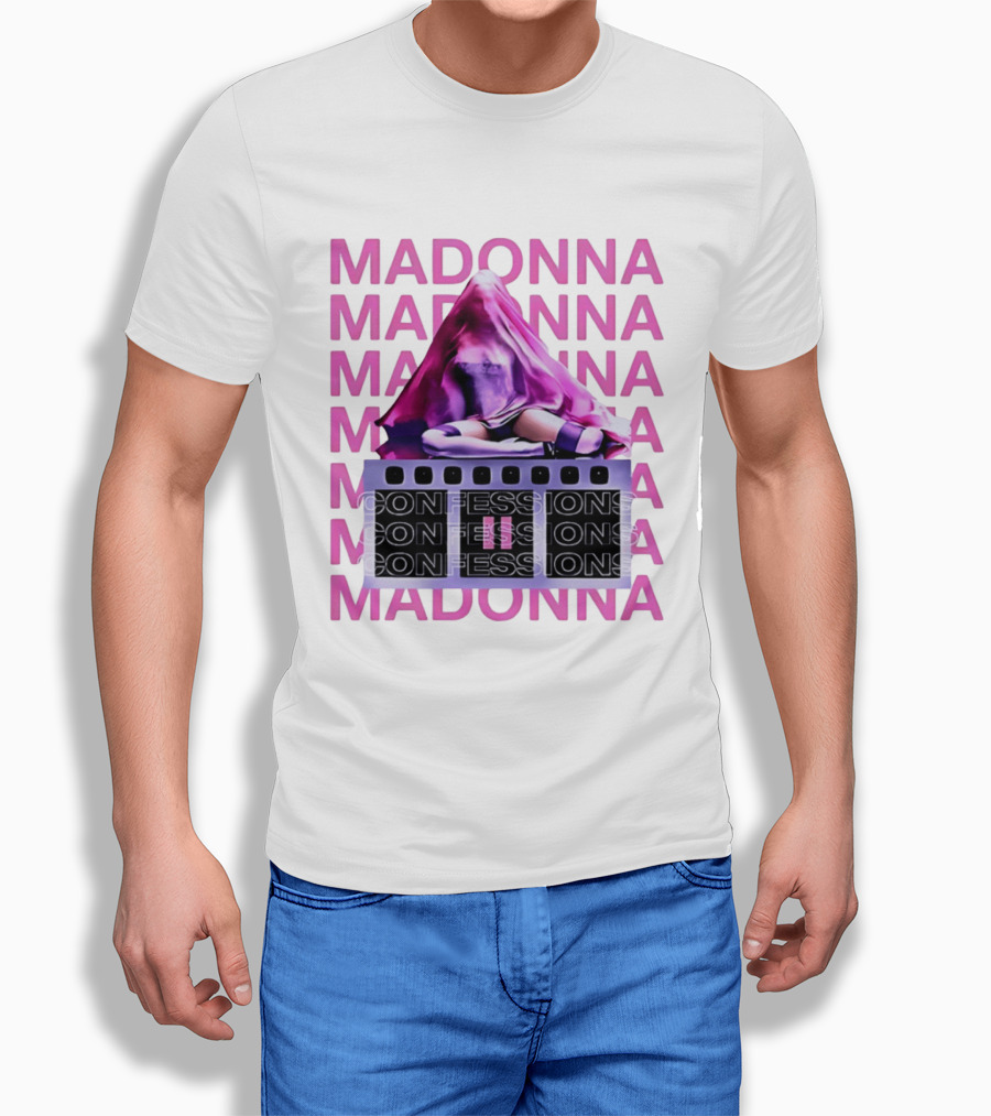Madonna Confessions II Pink Veil Performance T-Shirt