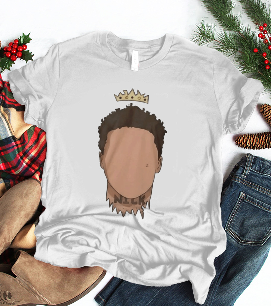 Nick No Haircut Crown Mario Cristobal Face T-Shirt