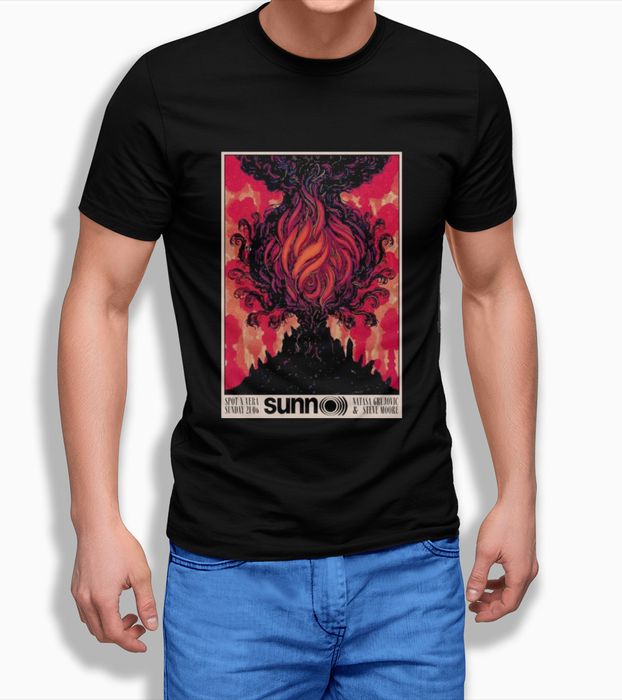 Sunn O Spot X Vera June 21 2026 Groningen NL Natasa Grujovic Steve Moore T-Shirt