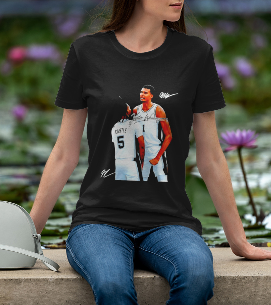 Victor Wembanyama Stephon Castle San Antonio Spurs NBA Basketball 1 5 T-Shirt