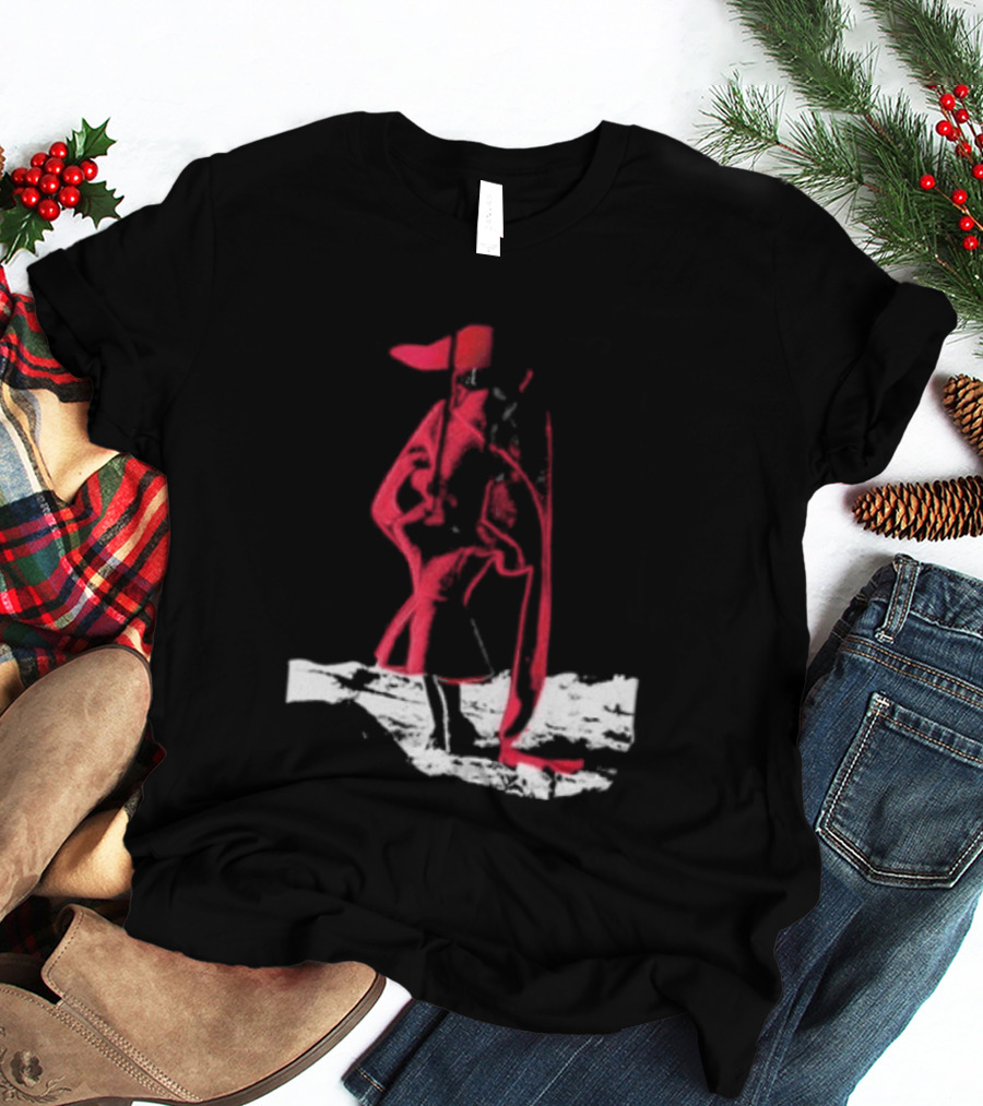 Adelaxo Adela Abstract Red Figure T-Shirt