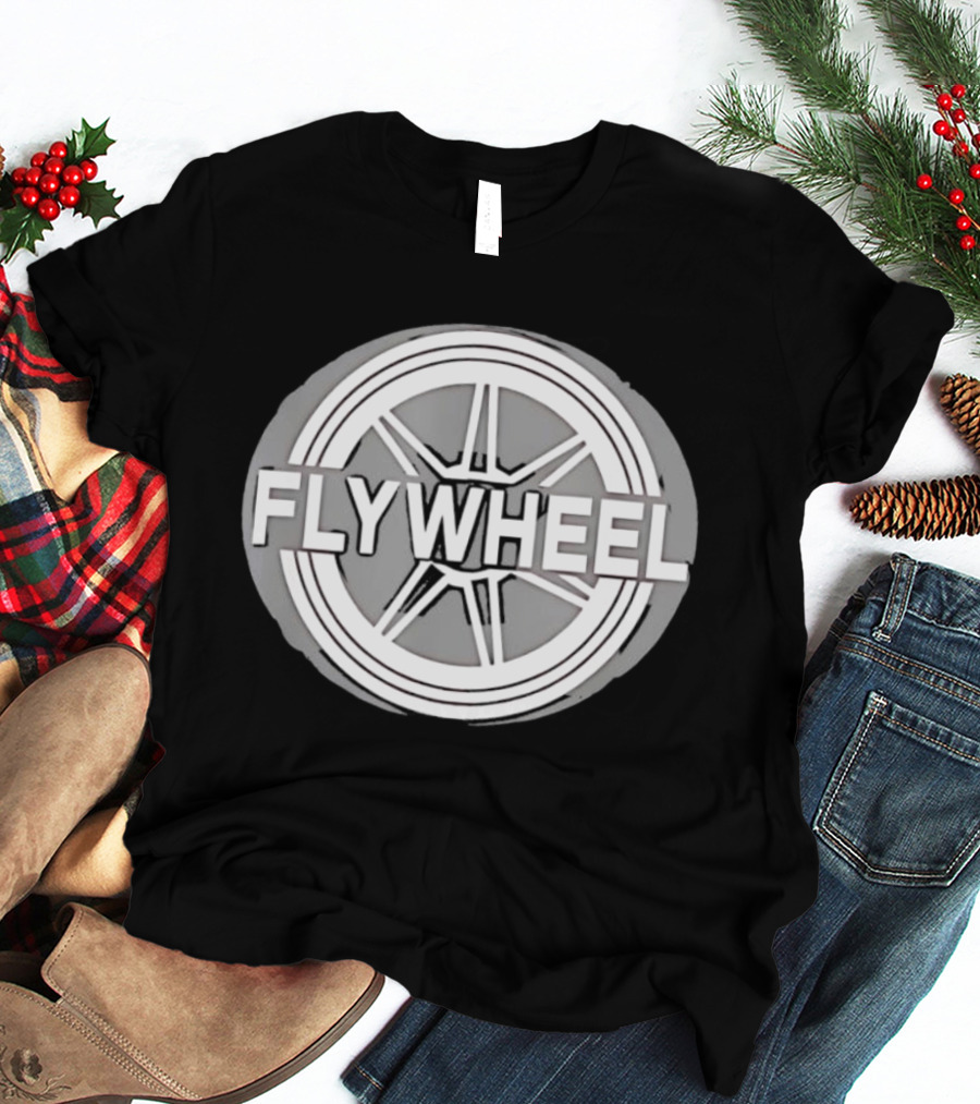 FLYWHEEL Circular Wheel Spoke T-Shirt