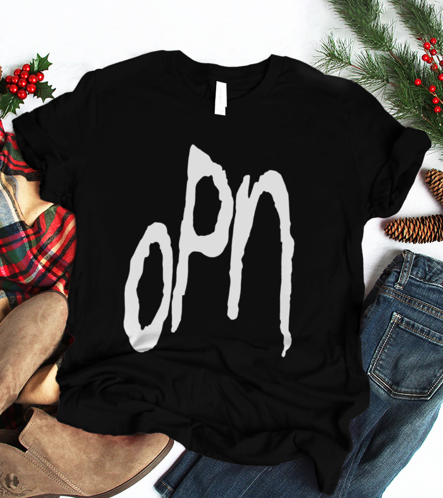 Oneohtrix Point Never OPN Stylized Text Hipster Band T-Shirt