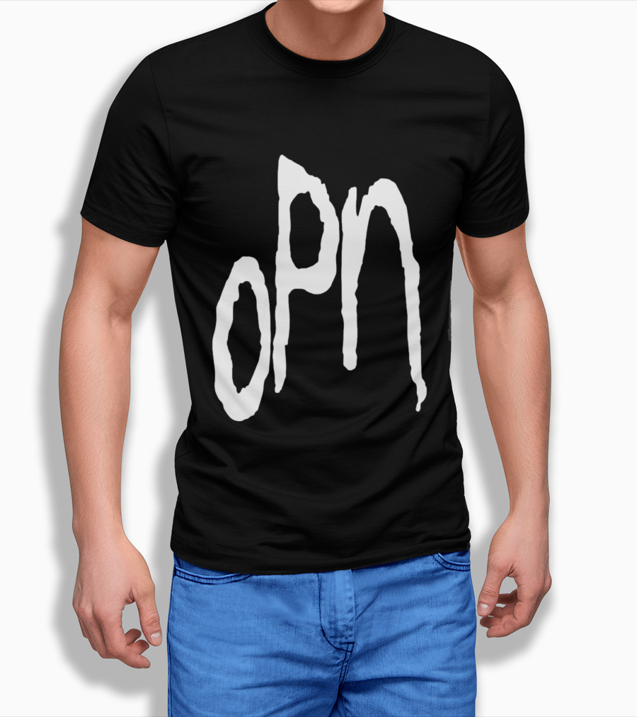 Oneohtrix Point Never OPN Stylized Text Hipster Band T-Shirt