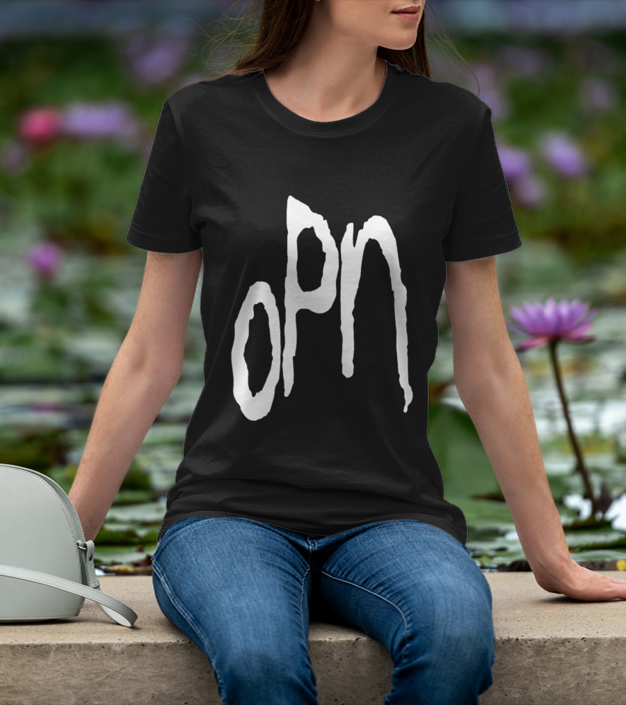 Oneohtrix Point Never OPN Stylized Text Hipster Band T-Shirt