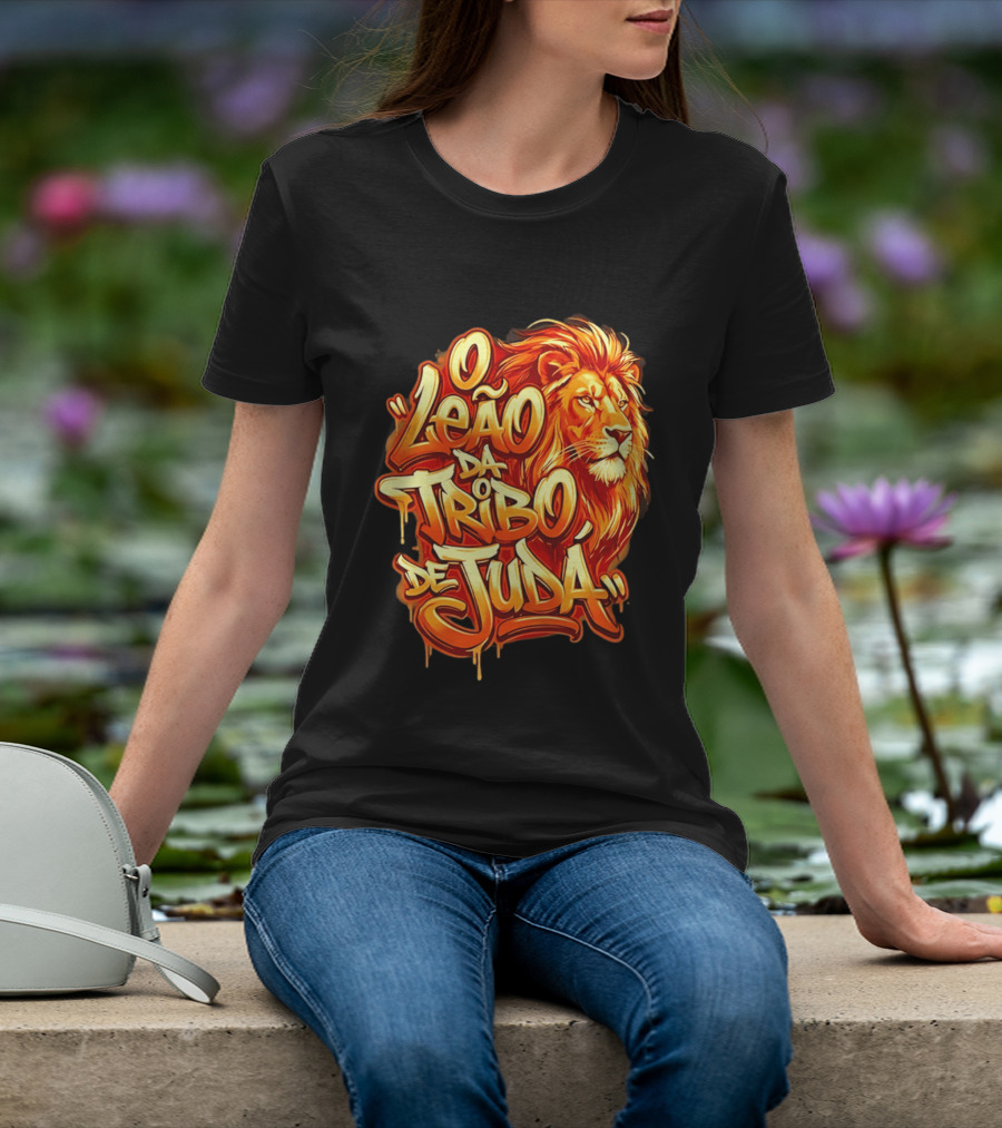 O Leão Da Tribo De Judá Lion T-Shirt