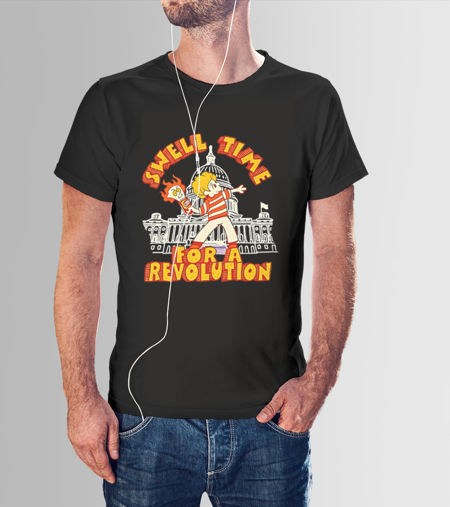 Swell Time For A Revolution Schoolhouse Rock Capitol Dome T-Shirt