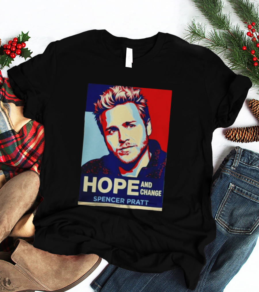 Spencer Pratt Hope And Change Iconic Pop T-Shirt