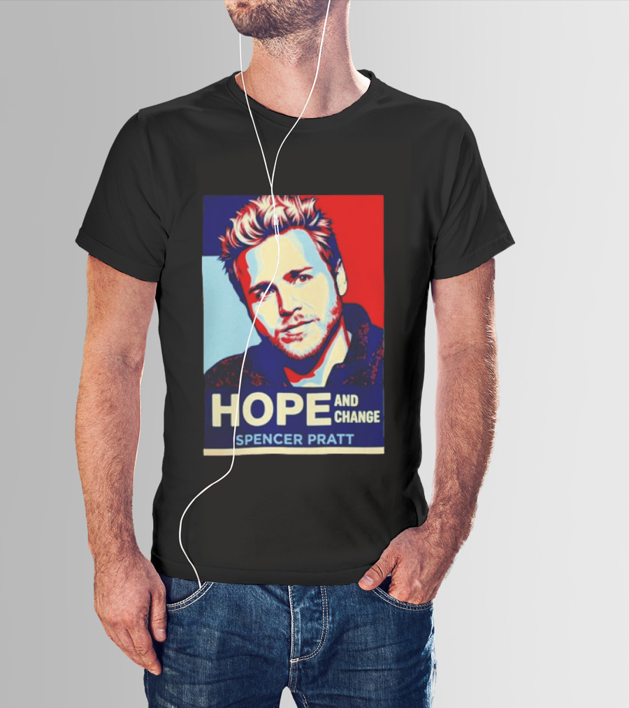Spencer Pratt Hope And Change Iconic Pop T-Shirt